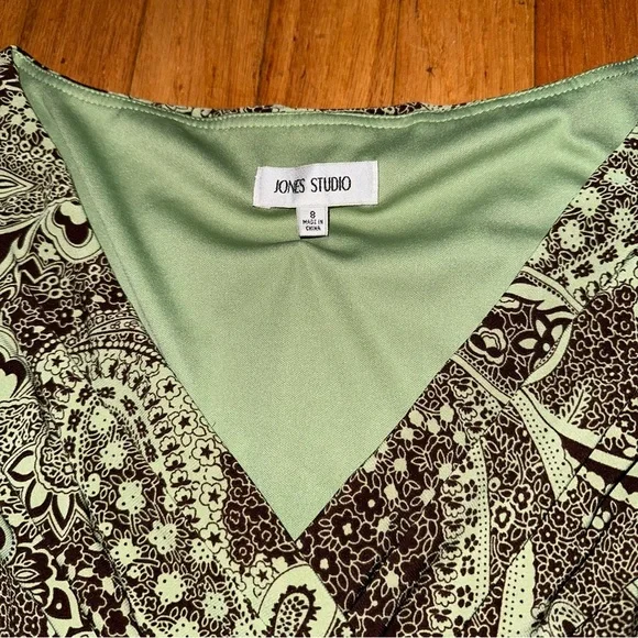 Jones Studio Paisley stretchy dress - Picture 3 of 4